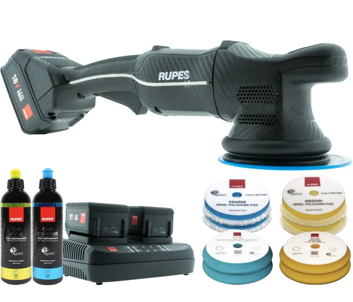 BigFoot HLR15 iBrid dual-action polisher - BAS KIT