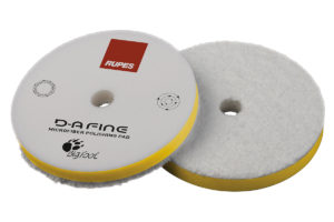 Yellow microfiber polishing pad FINE