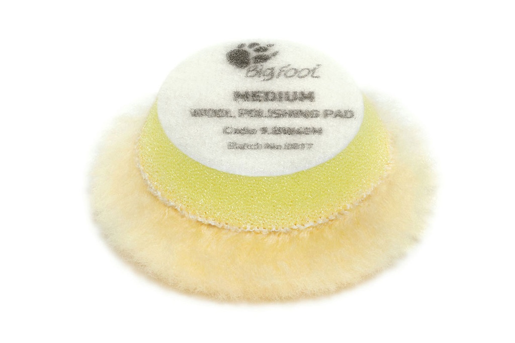 Yellow Medium Wool Polishing Pad