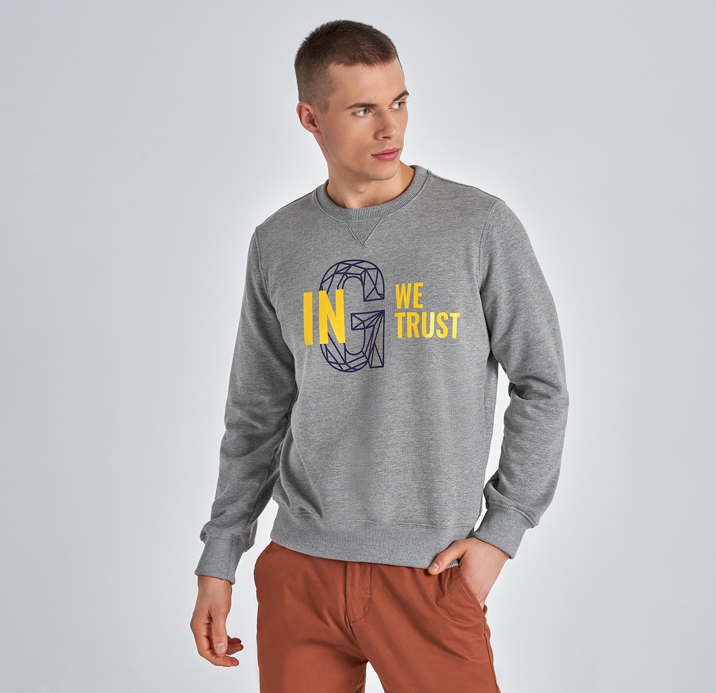 Crew Neck Grey