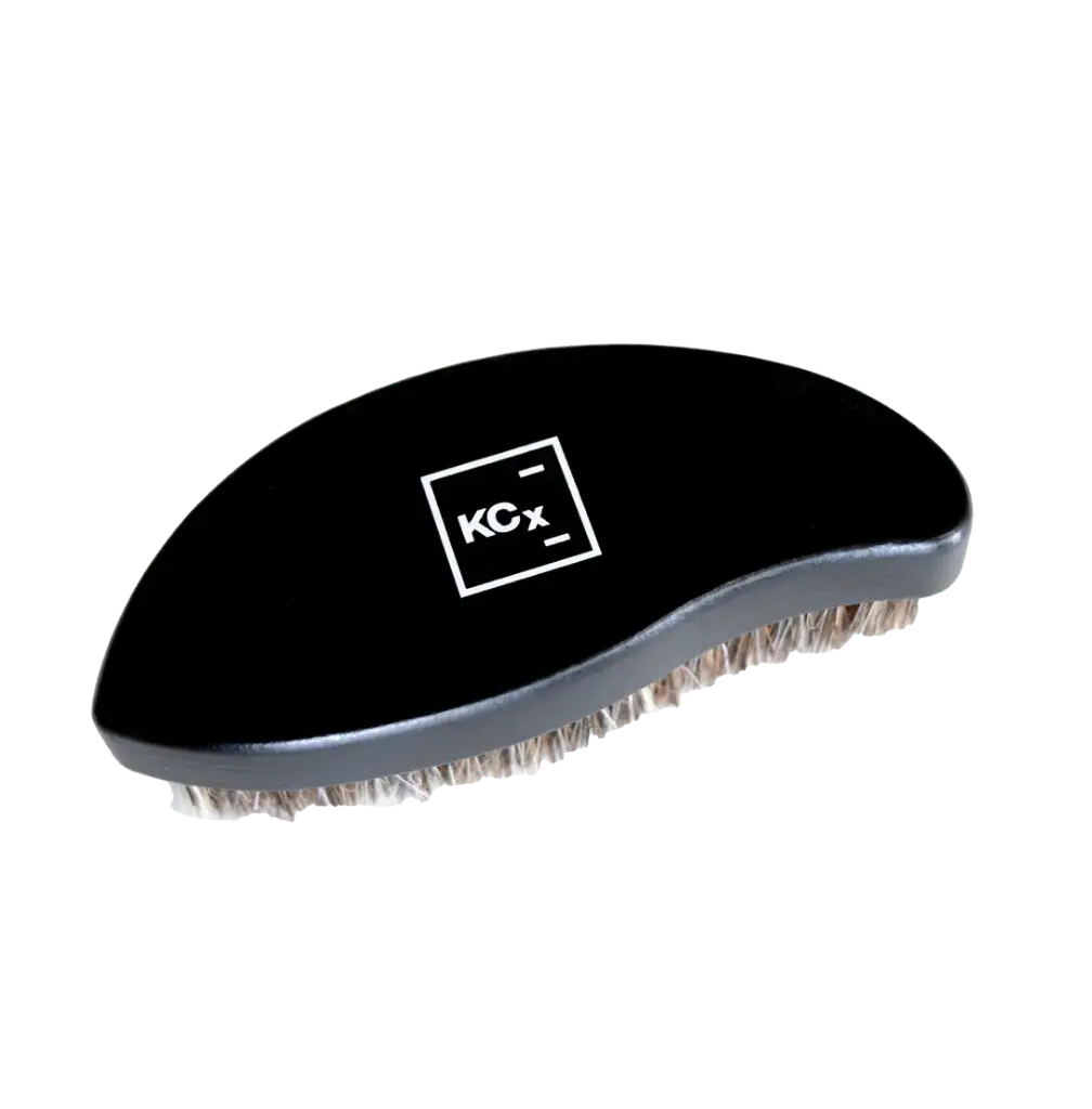 Leather brush