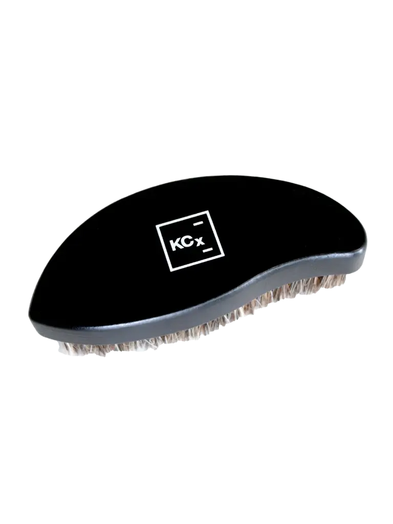 Leather brush