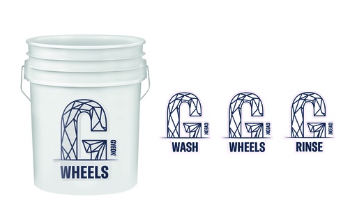 [GWBS] Wash Bucket Stickers (3 pcs)