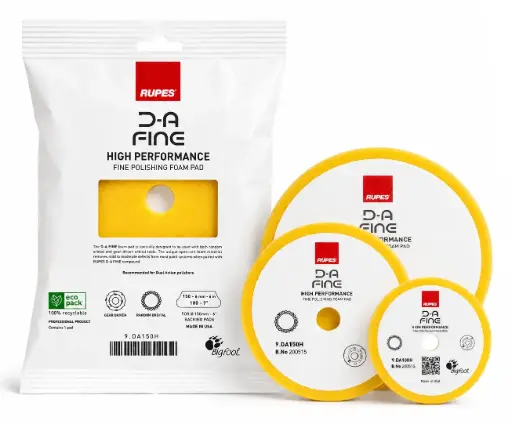 Yellow finishing foam pad DA FINE
