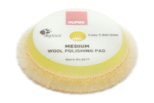 Yellow wool polishing pad MEDIUM